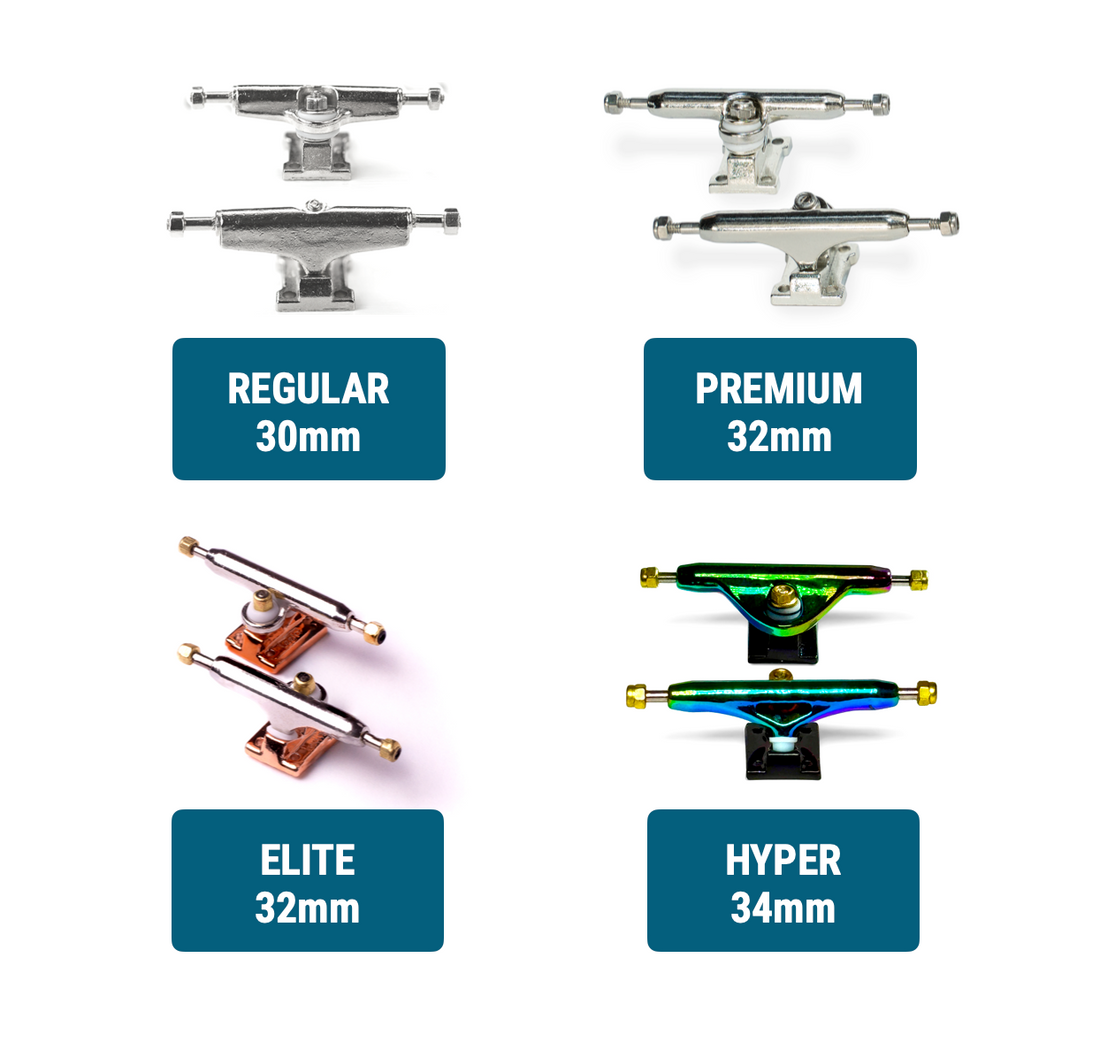 WoodClub Wooden Fingerboard 32mm - "Zebra Pop"