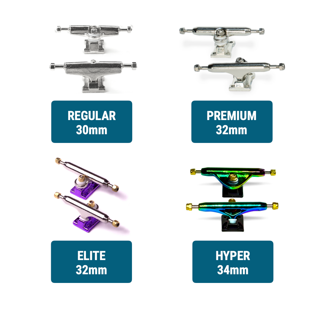 WoodClub Wooden Fingerboard 32mm - Purple