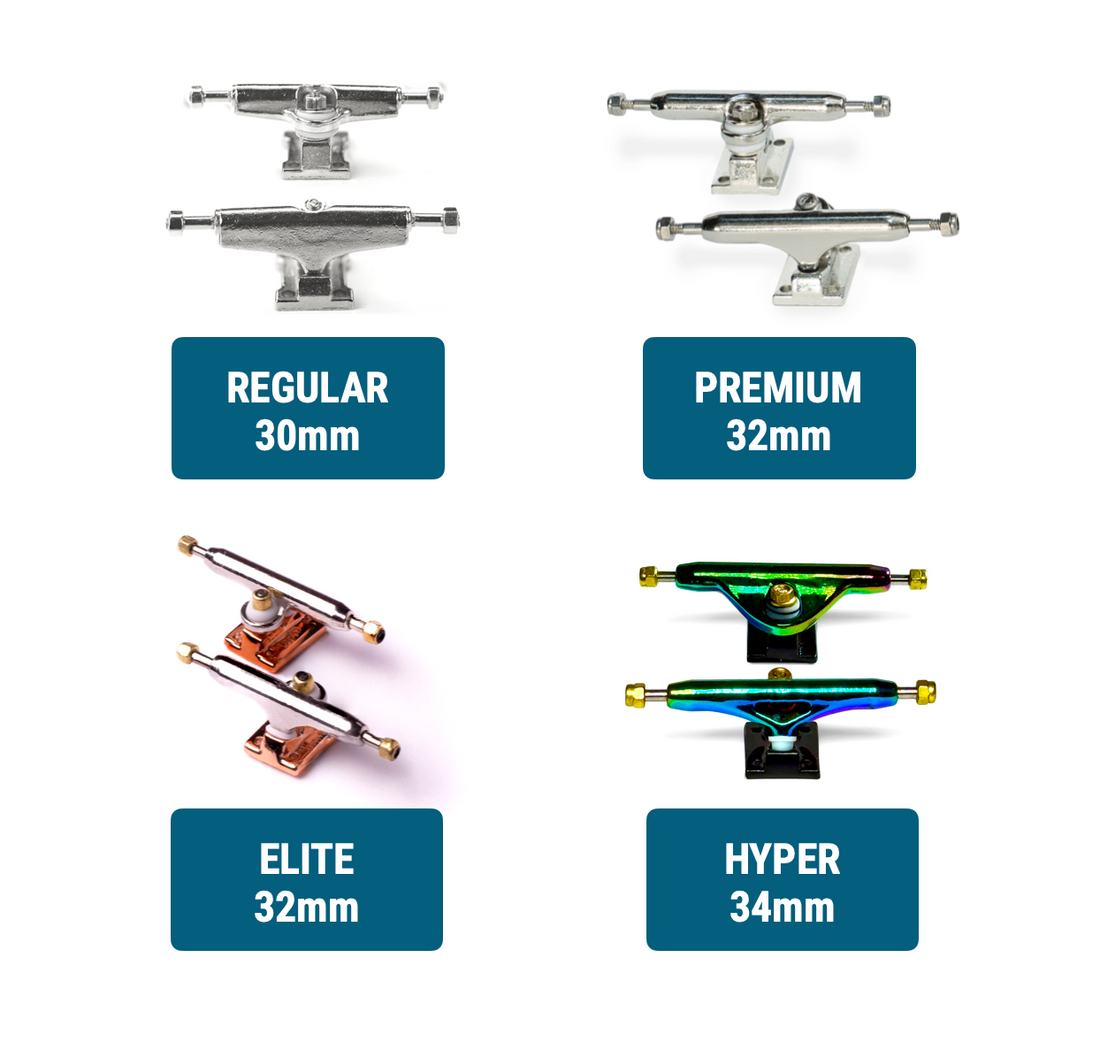 WoodClub Wooden Fingerboard 32mm - "Zebra Pop"