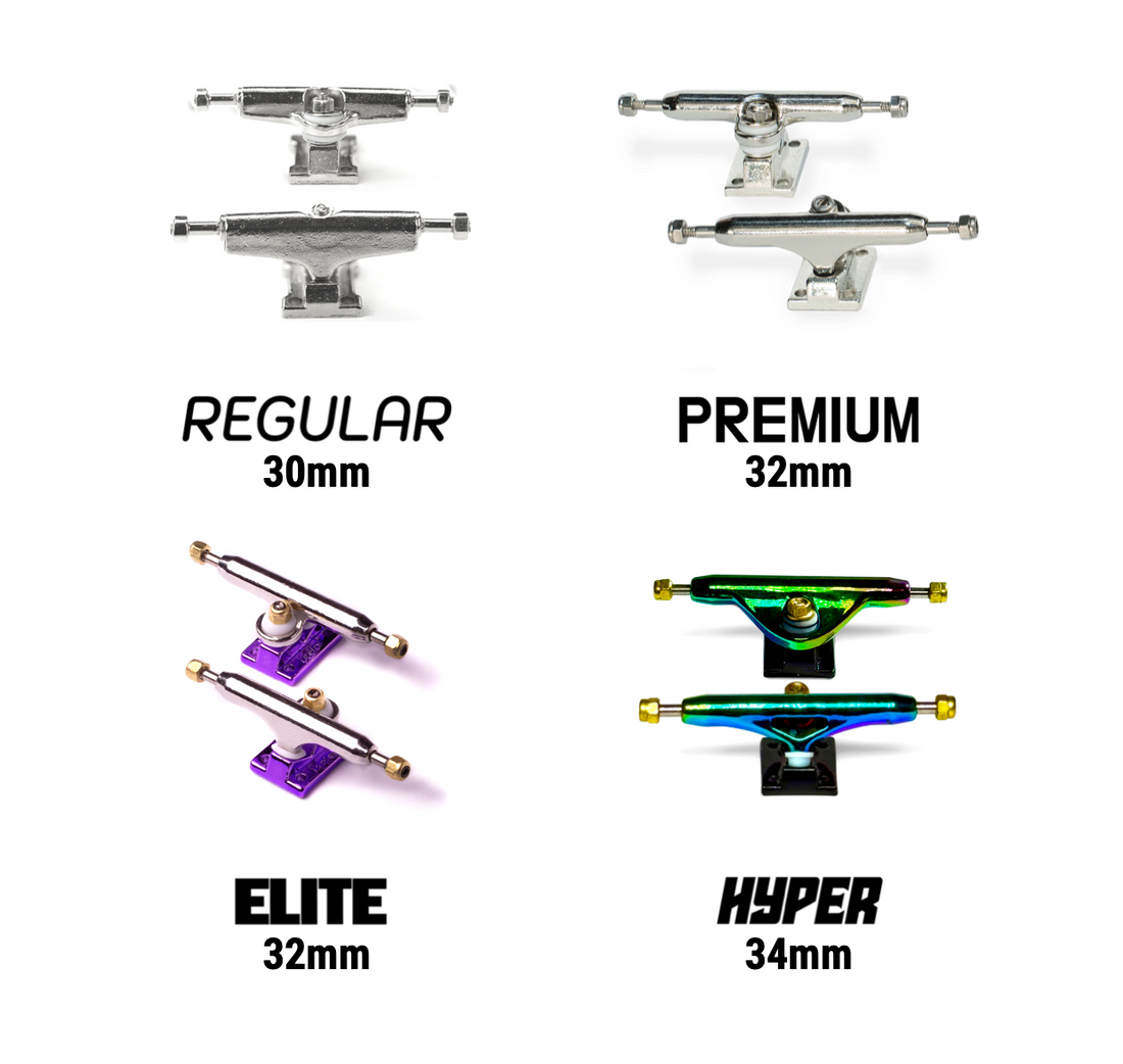 WoodClub Fingerboard Aus Holz 32mm - Lila
