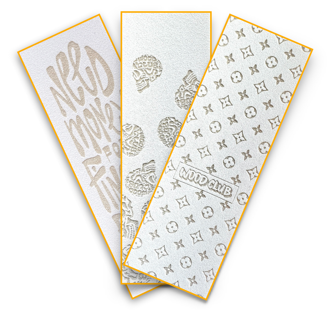 Choose Your 3-Pack – WoodClub Fingerboard Tape EXCLUSIVE White