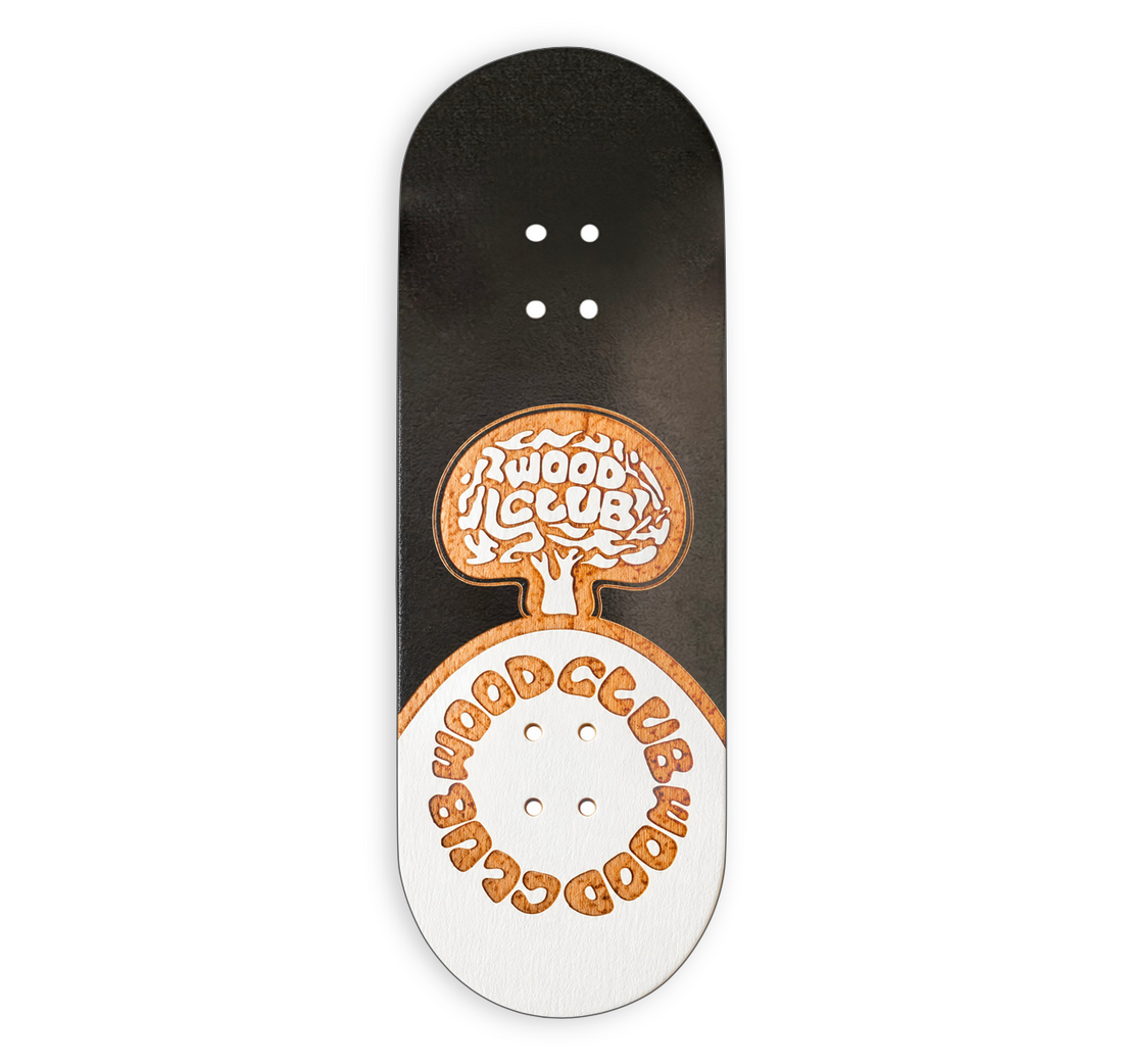 WoodClub Wooden deck 32mm - "Black Dip"