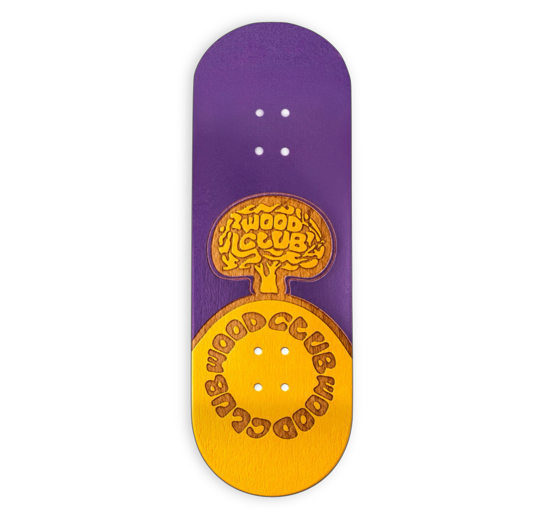 WoodClub Wooden deck 32mm - "Purple Dip"