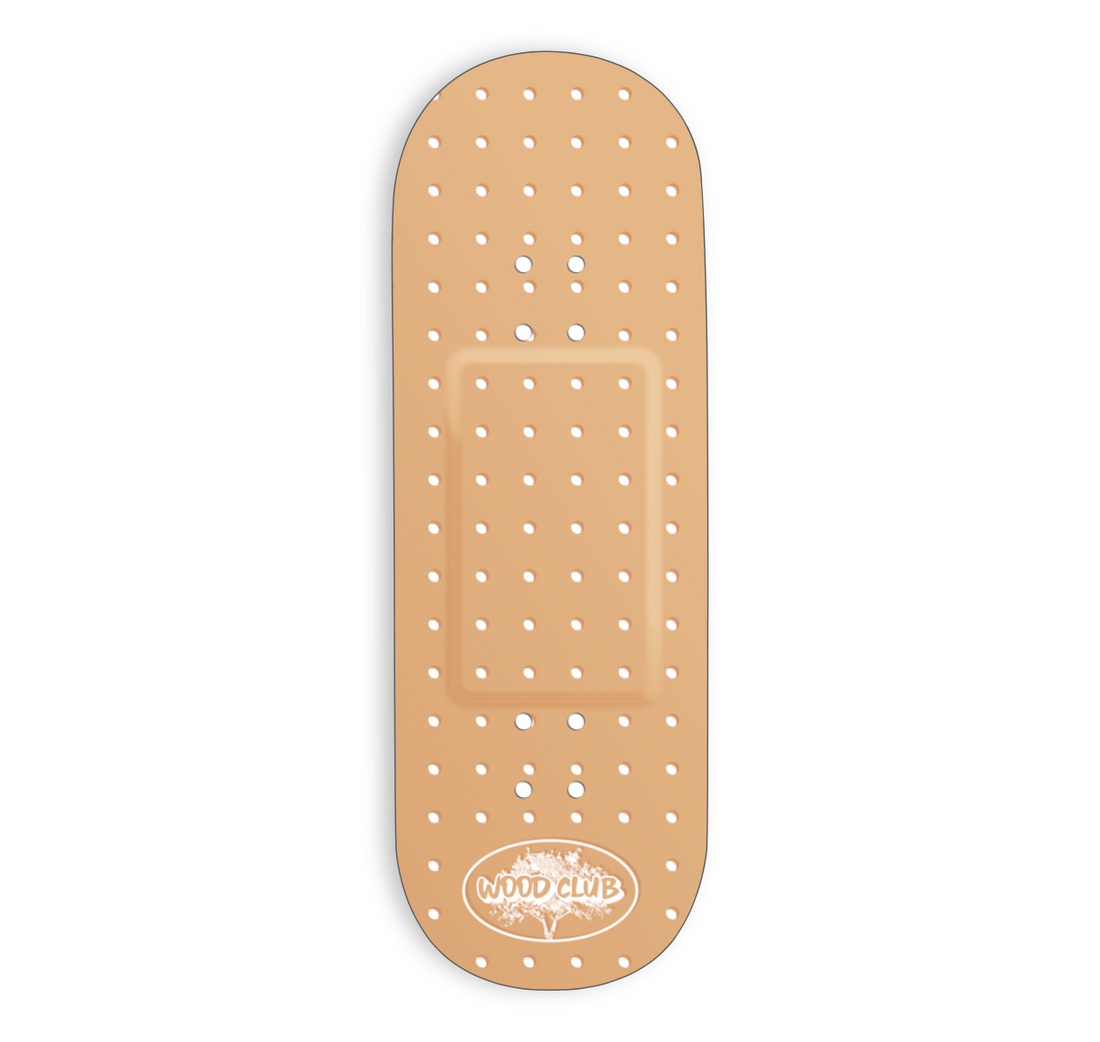 WoodClub Graphic Deck Wrap - "PLASTER" - Wooden Fingerboards